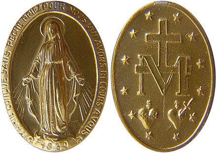 zázračná medaile, Xhienne, CC BY-SA 3.0, en.wikipedia.org, 